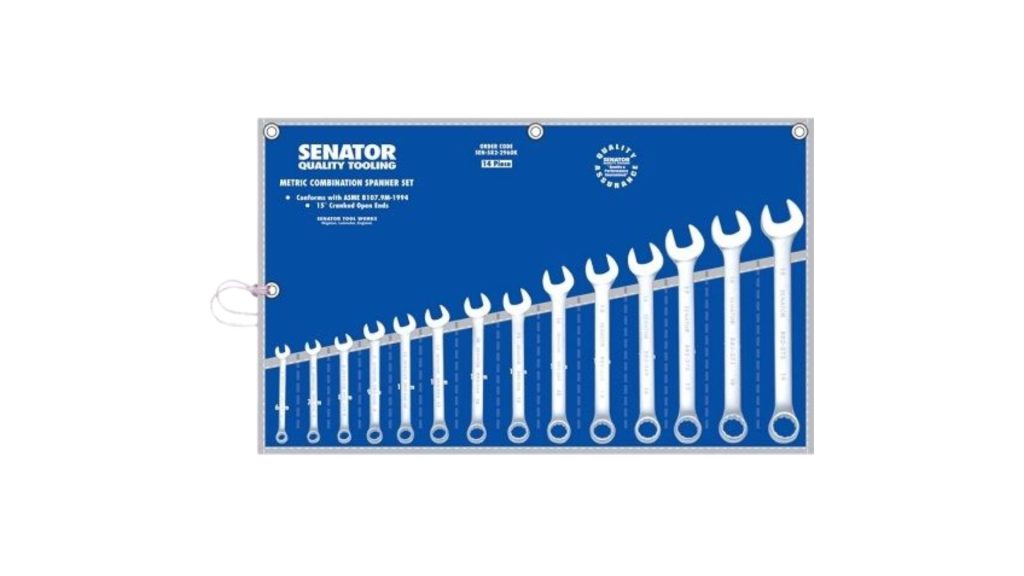Senator Tooling 14 Pieces Metric Combination Spanner Set 6mm-19mm