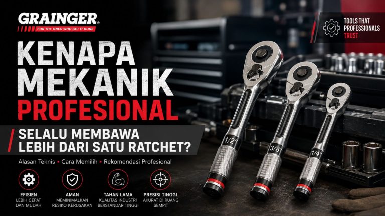 Kenapa Mekanik Membawa Banyak Ratchet? Panduan Memilih Ratchet Profesional | Grainger Indonesia