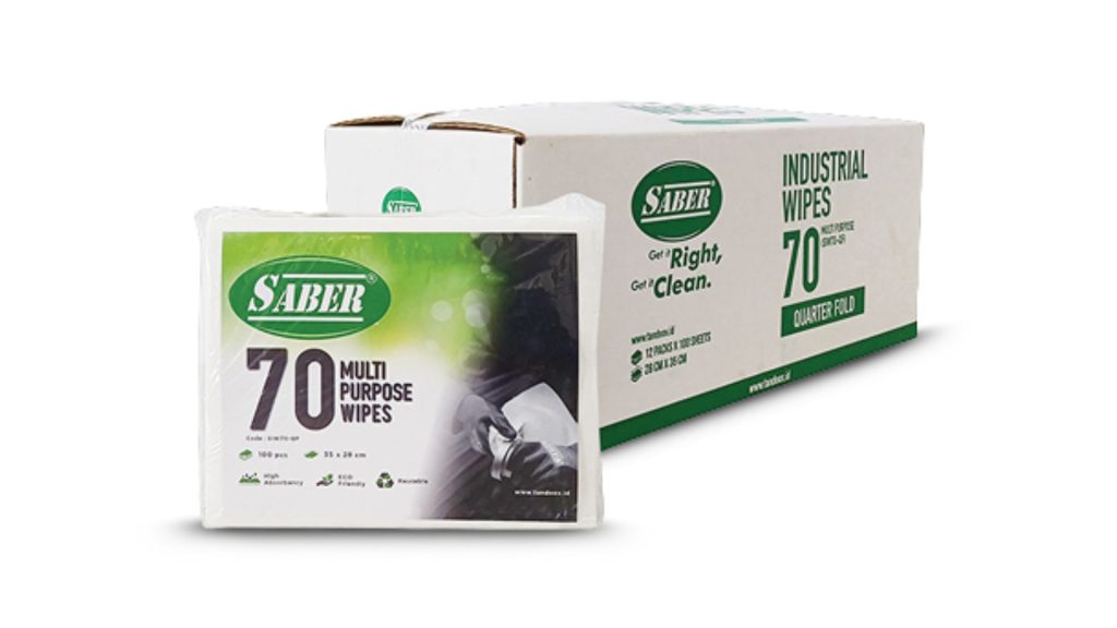 SABER 70 Multi Purpose Wipes